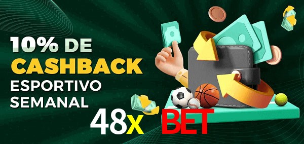 10% de bônus de cashback na 48x bet